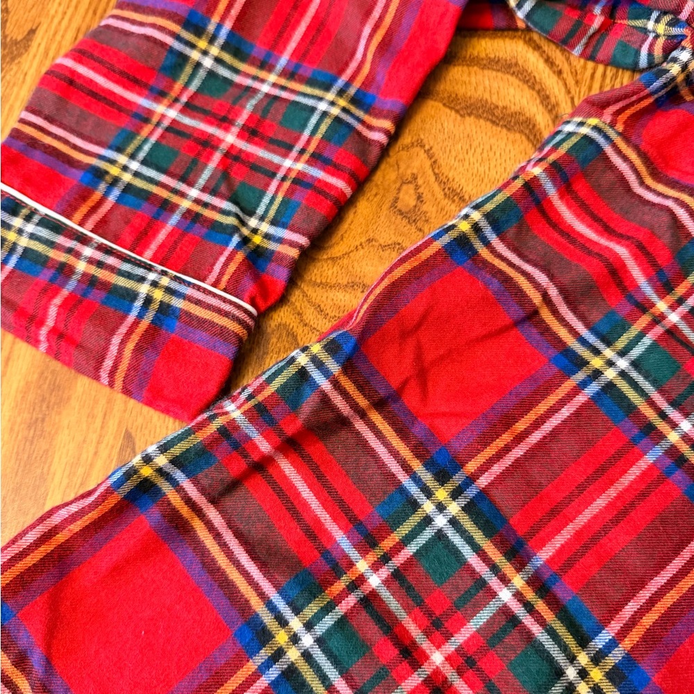 Posh Peanut Red Plaid Nightgown - Picture 4 of 6